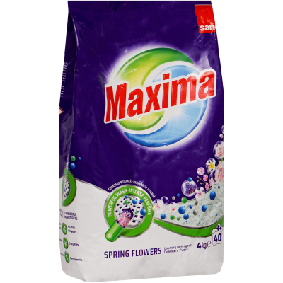 Detergent pudră Sano Maxima Spring Flowers, 4 kg